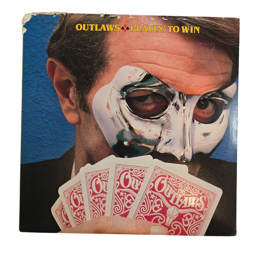 Outlaws Playin To Win Vinyl LP Album Repress Terre Haute Pressing Arista AB 4205