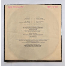 Load image into Gallery viewer, Pete Townshend Empty Glass Vinyl LP Album 1980 ATCO Records Specialty Pressing

